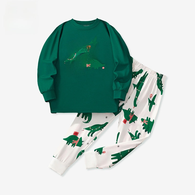 Christmas tree print pajamas