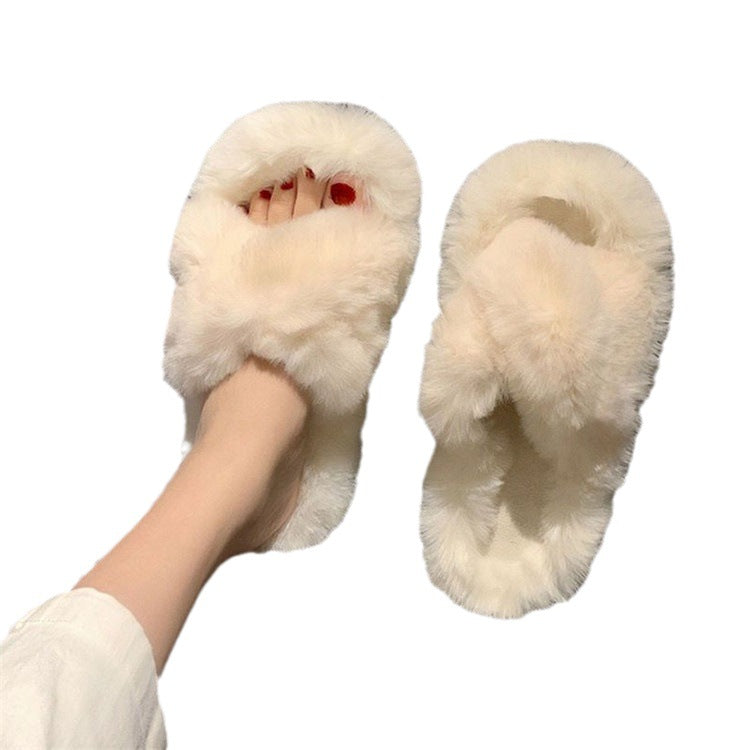 Women's Soft Furry Home Slippers