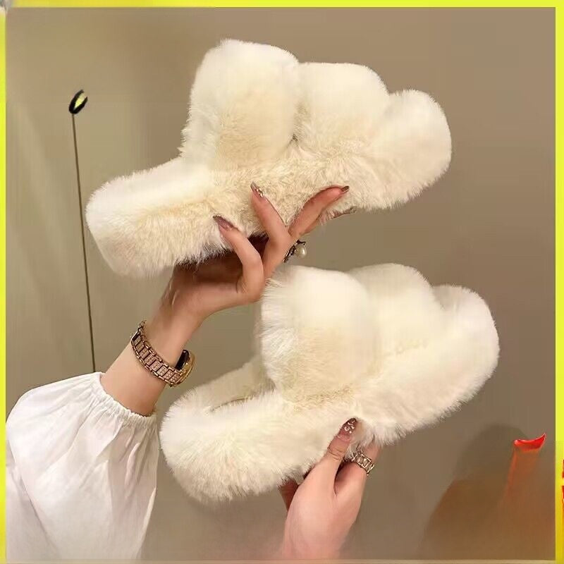Women's Soft Furry Home Slippers