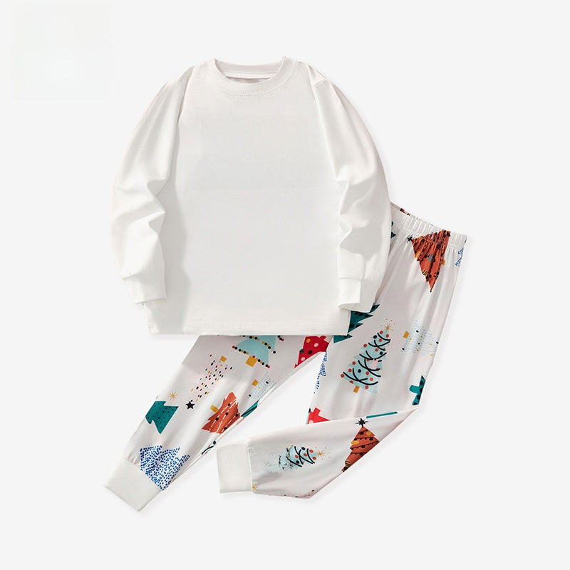 Christmas tree print pajamas